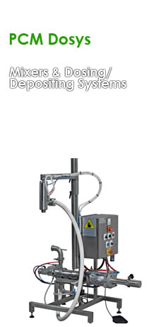 PCM Dosys Mixers and Dosing/Depositing Systems